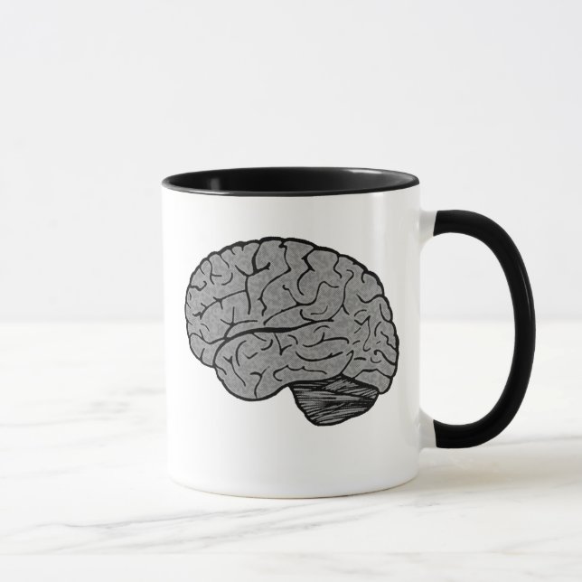 Mug Cerveau Stylisé (Droite)