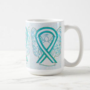 Mug Cervical Cancer Sensibilisation Ruban Angel Art Mu