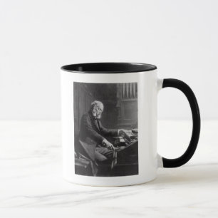 Mug Cesar Franck à la console de l'organe
