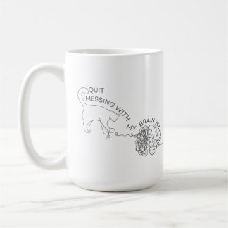 Mug Cessez de fumer avec mes vagues cérébrales (avec c