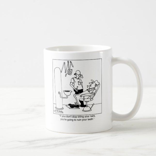 Mug Cessez de mordre vos ongles (Droite)