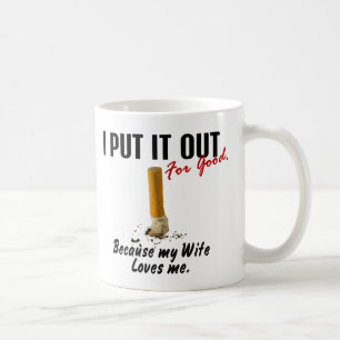Mug Cessez-fumer moi le mettent épouse m'aime