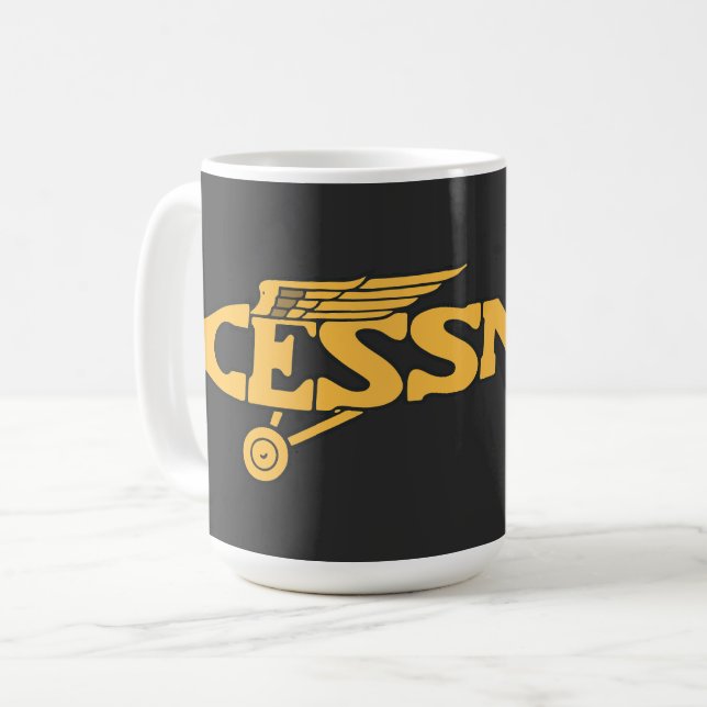 Mug Cessna Vintage (Devant gauche)