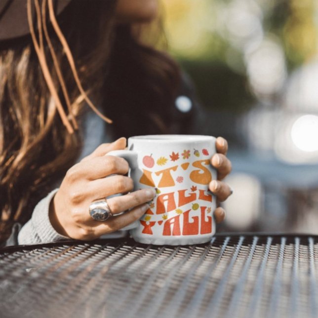 Mug C'est automne Y'all Citrouille et automne Feuilles (Créateur téléchargé)