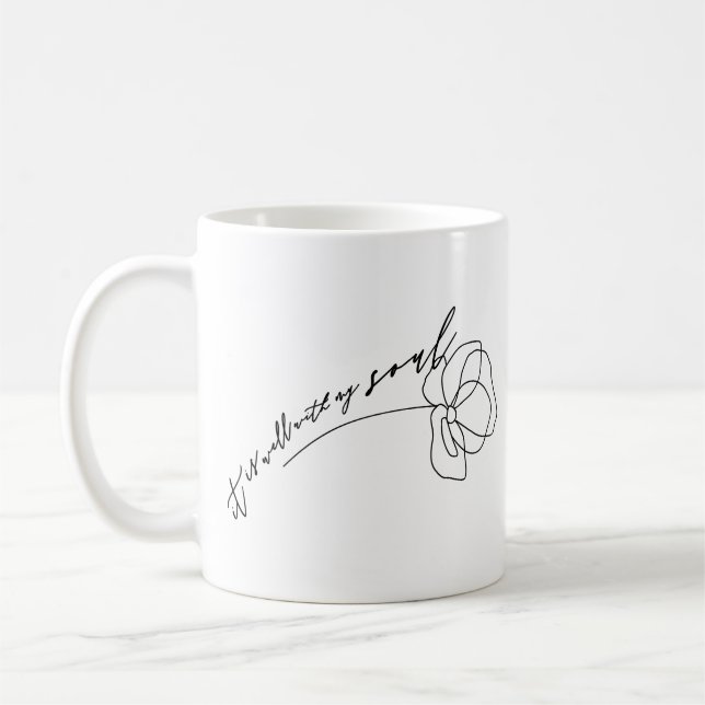 Mug C'est bien avec My Soul Floral (Gauche)