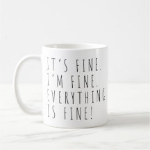 C'est bon, tout va bien, c'est du café.