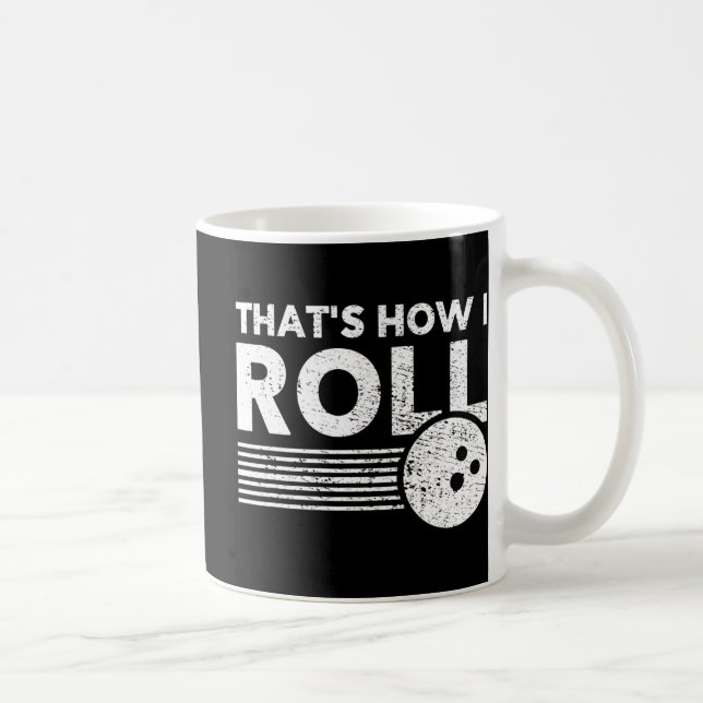 Mug C'est comme ça que je roule Fun Bowling pour homme (Droite)