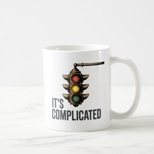 Mug C'est compliqué Signaux Mitigés et Humour de Ren