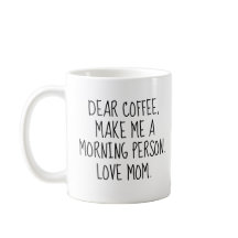 C'Est Drôle, Cher Café. Faites de moi une personne