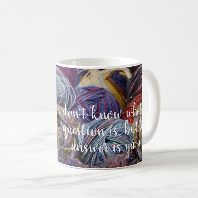 Mug C'est fil //que la réponse est fil (Devant droit)