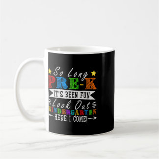 Mug C'est fini, pré-maternelle, diplômé de maternelle
