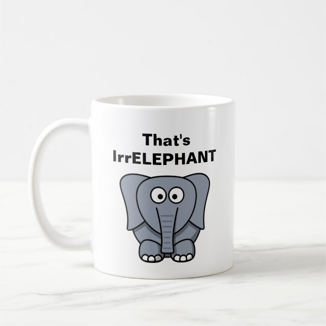 Mug C'est IrrELEPHANT (Gauche)