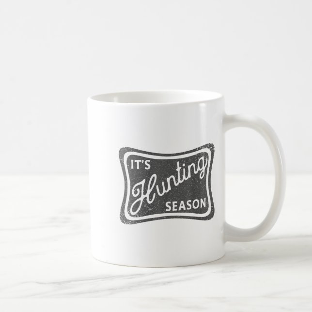Mug C'est la saison de chasse Deer Duck Dove Chasse Ca (Droite)
