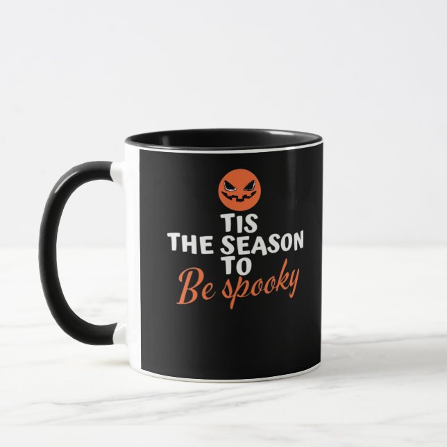 Mug C'Est La Saison D'Être Esprit Éffrayant Halloween (Gauche)