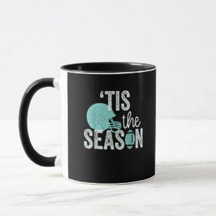 Mug C'est la saison famille de football j'aime le foot