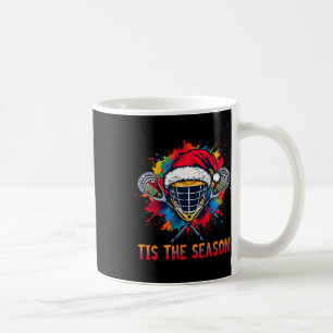 Mug C'Est La Saison Lacrosse Masque Santa Hat Noël S