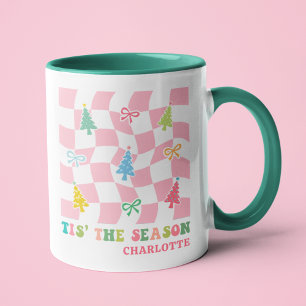 Mug C'Est La Saison Super Pink Coquette Nom De Noël