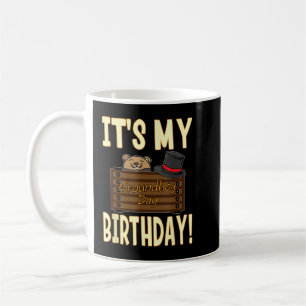 Mug C'est l'anniversaire de mon jour de marmotte ! 2 f