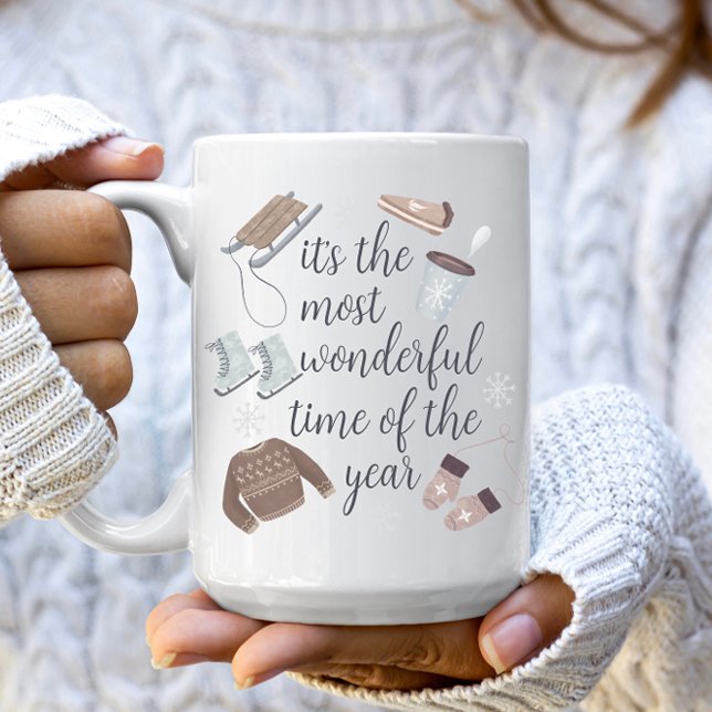 Mug C'est le moment le plus merveilleux de l'année caf (Créateur téléchargé)
