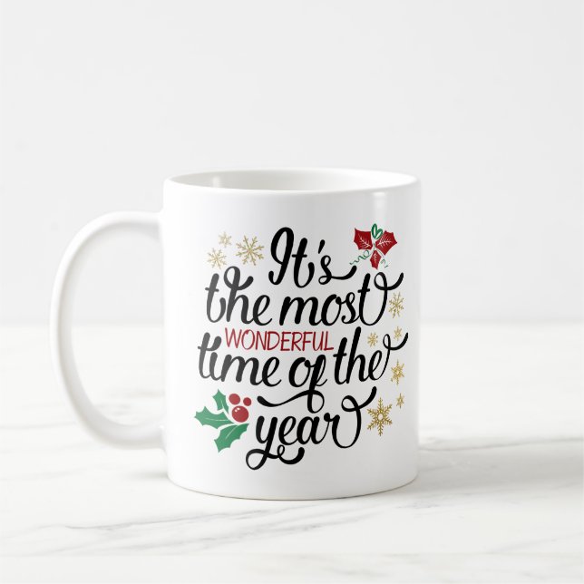 Mug C'est le moment le plus merveilleux de l'année Noë (Gauche)