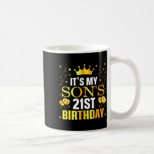 Mug C'est les 21 ans de mon fils Joyeux Anniversaire 2