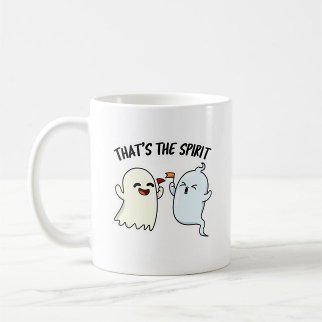 Mug C'est l'esprit drôle Halloween jeu de fantômes (Gauche)