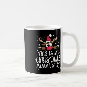 Mug C'est ma chemise de pyjama de Noël drôle de Noël 
