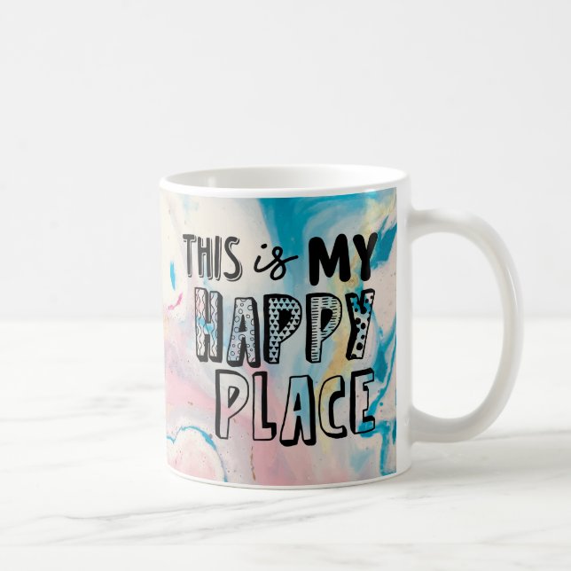 Mug C'Est Ma Jolie Typographie De L'Endroit Avec Nom M (Droite)
