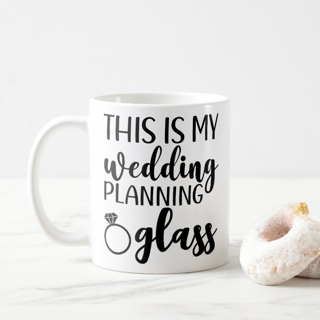 Mug C'est ma planification de mariage future mariée dr (Avec donut)