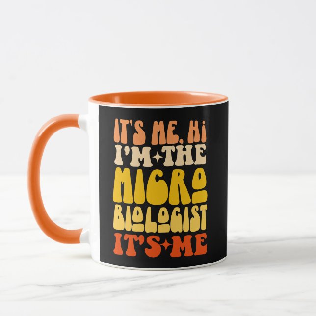 Mug C'est moi Salut Je suis le Microbiologiste C'est m (Gauche)