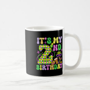 Mug C'est mon 2e anniversaire Mardi Gras Party Enfants