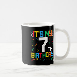 Mug C'est mon 7e anniversaire de gamer enfants jeu vid