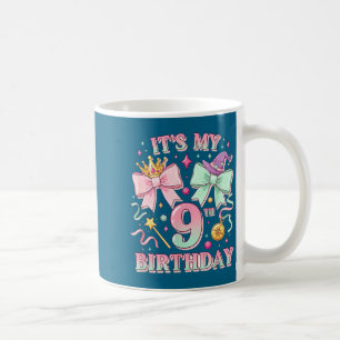 Mug C'est mon anniversaire, mon 9ème anniversaire, jol