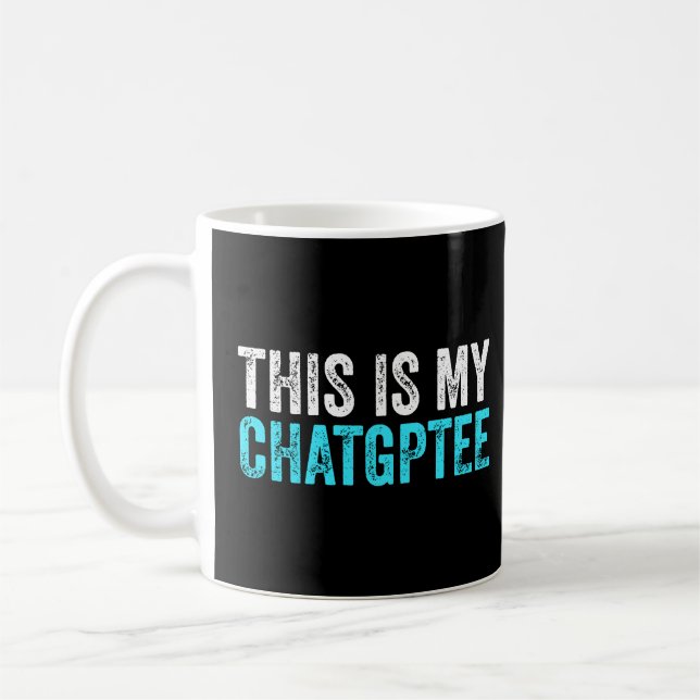 Mug C'Est Mon Brouillard Drôle Chatgpt (Gauche)