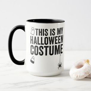Mug C'est mon costume d'Halloween Ghost Spider Design