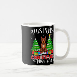 Mug C'Est Mon Pyjama De Noël Heeler Chien Xmas Pjs