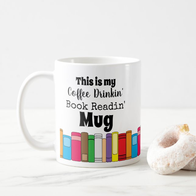 Mug C'est My Coffee Drop, Book Reading (Avec donut)