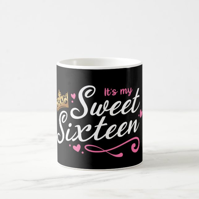 Mug C'est My Sweet sixteen Mug, fête du 16ème annivers (Centre)