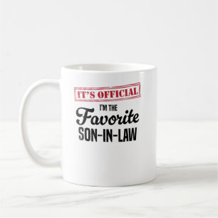 Mug C'est officiel que je suis le gendre préféré