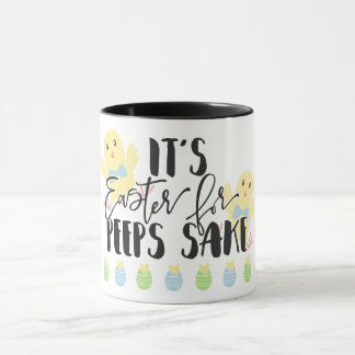 Mug C'est Pâques dans l'intéret de piaulements