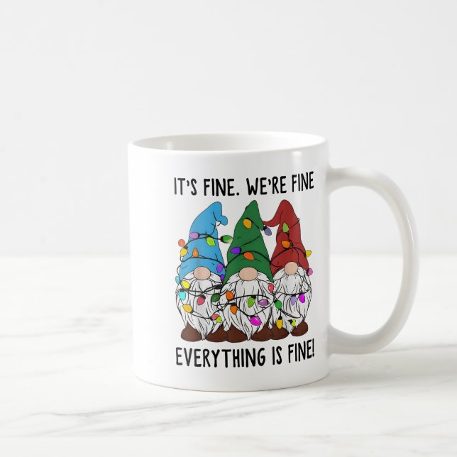 Mug C'est parfait Tout est beau Gnome Noël Lumière (Droite)