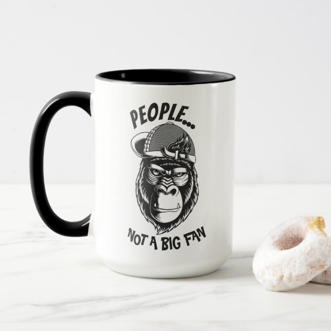 Mug c'est sur le point de devenir sauvage, Black Ape (Avec donut)
