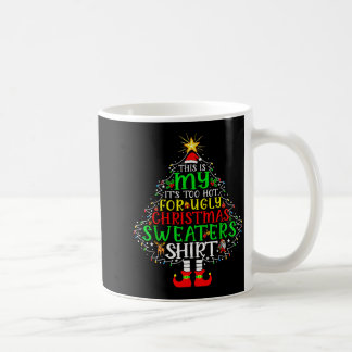 Mug C'est Trop Chaud Pour Maillot De Noël Laid Drôle D