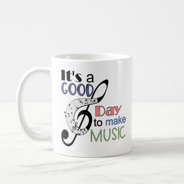 Mug C'est un bon jour pour faire de la musique (Gauche)
