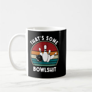 Mug C'est un Bowlshit Retro Bowling Bowler Vintage