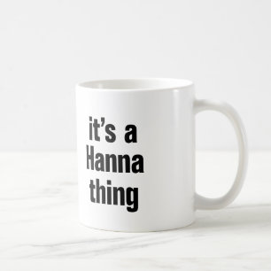 Mug c'est un hanna