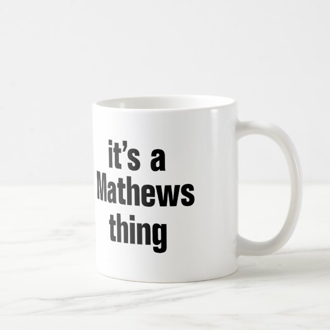 Mug c'est un mathews (Droite)