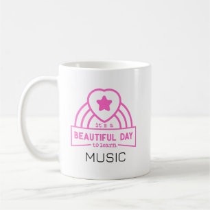 Mug C'est une belle journée pour apprendre PROF DE MUS
