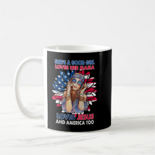 Mug C'Est Une Bonne Fille Aime Sa Mère Aime Jésus Et