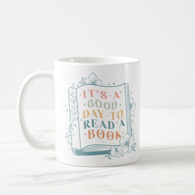 Mug C'est une bonne journée pour lire un livre (Gauche)